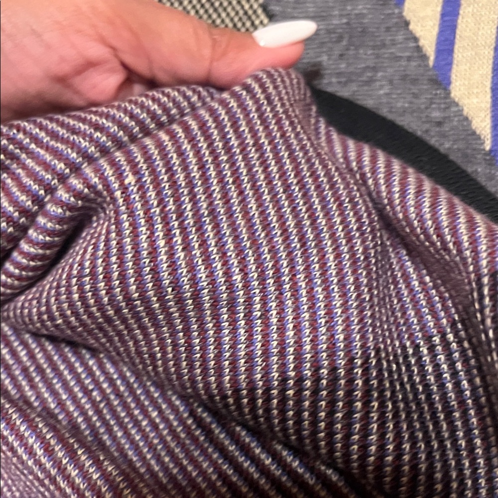 Astr Burgundy and Gray Geometric Mini Dress - Picture 8 of 11